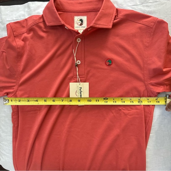 Duck Head Sunkist Red Cotton Blend Polo Shirt Men’s XS NWT - Picture 11 of 11